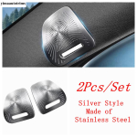 Front Triangle Pillar A Speaker Audio Loudspeaker Sound Frame Cover Trim Accessories For BYD Sealion 7 Sea lion 07 EV 2024 2025 Silver Style black