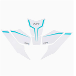 For CFMOTO 675NK 675nk 675-NK carbon fiber protective sticker fuel tank sticker body protective film 2025 valge