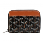 GOYARD MATIGNON T&auml;isprindiga Vintaažmustriga T&otilde;mblukuga L&otilde;ppev L&otilde;uendi ja Nahast Kombinatsioon Rahakott ja M&uuml;ndikott Mini Naiste Stiil Must/Pruun Basic Set (Bag+Dust Bag) pruun/must