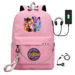 Uus Zootopia Prindiga Seljakott, Suure Mahutavusega &Otilde;pilase Seljakott USB-ga S&uuml;learvutikotiga 0202 44*30*16cm pink