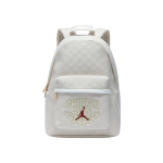 Jordan 23L Logomustriga Suure Mahutavusega Pol&uuml;ester Seljakott Unisex Seljakott Kreemjas JD2613094AD-001 Milk White