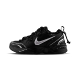 Nike Air Monarch 4 Slip Resistant, Abrasion Resistant, Lightweight Low top Chunky Sneakers Unisex Black Silver 415445-001(Team129-) 35.5