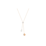 Swarovski Forward Series Y-kujuline p&auml;rlikee Naiste kaelakee Roosakuld 5528924 Rose Gold