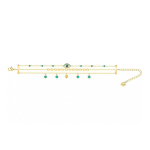 Swarovski Viimane Suvi Boheemlaslik Paha Silma K&auml;ev&otilde;ru Naiste k&auml;ev&otilde;rud Kuldne 5368028 Gold,16cm