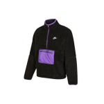 Nike Sportswear Club Talvine poolzipiga fliisjakk Must Lilla DQ4881-010 L
