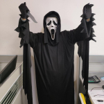 Halloweeni &Otilde;udus Surmak&uuml;laline Kolju Mask, M&otilde;rvam&uuml;steeriumi M&auml;ng Dead by Daylight Karje Vaimu Mask, Hundi Hamba Vaimu Mask Just the costume, no mask gray