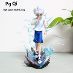New Nuevas Figuras De Anime Hunter &times; Hunter Killua Zoldyck Figura Acci&oacute;N De Manga Modelo Pvc Estatua Coleccionable Ornamento white