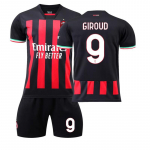 2022-23 AC Milani kodus&auml;rk #11 Ibrahimović #9 Giroud #17 Le&atilde;o #19 Theo Jalgpallis&auml;rgid 20