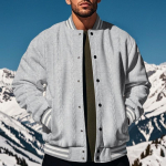 Meeste Vintage Varsity jakk pikkade varrukatega Slim Fit Letterman Baseball Bomber jakid Kerge kampsun, n&ouml;&ouml;biga jakk meestele M hall v&auml;rv