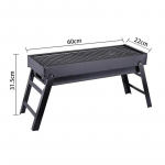 Kokkupandav kaasaskantav s&ouml;ega v&auml;lik&auml;mpingu piknikup&otilde;leti suur 60 cm BBQ grillgrill Kokkupandav s&ouml;ega k&auml;mpingu grillahi