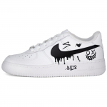 Nike Air Force 1 Valge Air Force 1, Ghost Face Minimalistlik stiil Kulumiskindel Madal top Rula kingad Unisex CW2288-111(Team562-) 35.5