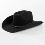 Suur Suurus Meeste 100% Villane L&auml;&auml;ne-Cowboy Fedorad M&uuml;tsid Unisex Vintage Lai &Auml;&auml;r Jazz Viltm&uuml;ts Kiriku H&auml;rrasmehe M&uuml;tsid 55/57/59/61cm 61cm must