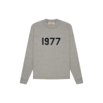 Fear of God Essentials SS22 Pikkade varrukatega T-s&auml;rk 1977 'Dark Oatmeal' Meeste FOG-SS22-926 XS