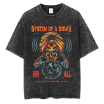 Limited System of A Down Pestaud Vintage T-s&auml;rk Mehed Naised Vabaaja Puuvillane Retro L&uuml;hikeste Varrukatega T-s&auml;rgid Meessoost Rokkansambli T-s&auml;rk Streetwear 2XL mitmev&auml;rviline