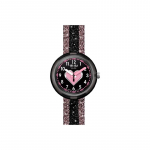 SWATCH kvartsmehhanismiga 30 meetrit veekindel laste &Scaron;veitsi kell 35*31,85 mm roosa sihver plastikust korpus rihmast rihm ZFPNP071 roosa