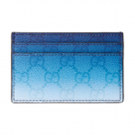 Gucci Klassikaline Logotr&uuml;kiga Kaetud Kangast Kaardihoidja Meeste Aksessuaarid V&auml;rvitoon-Sinine 835700-FAERI-8473 Basic Set (Bag+Dust Bag)