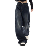Vintage naiste laia s&auml;&auml;rega teksad Harajuku kottis teksariidest p&uuml;ksid Suured Grunge t&auml;navar&otilde;ivad Y2k s&uuml;gisp&uuml;ksid Korea mood S