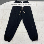Nike Therma-Fit Meeste Korvpalli Fliisvoodriga Soojad Treeningp&uuml;ksid Spordip&uuml;ksid V&auml;rvli ja Mansettidega Ib1872 L gray