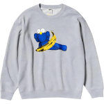 Uniqlo Kaws X Warholi koost&ouml;&ouml; S&uuml;gis/Talv 2024 Multikakujutisega &uuml;mmarguse kaelusega sviiter Unisex sviiter Hall 472951-03 M gray