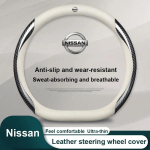 Auto nahast roolikatete komplekt S&uuml;sinikkiust tekstuuriga Nissan X-trail 2017-2024 Qashqai Rogue Sport Rogue 2016-2021 Altima jaoks gray