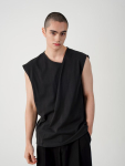 YCLAD As&uuml;mmeetriline varrukateta (Must) Black/L black