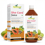 Ayumcure She Care mahl naistele, 1000 ml | Toetab hormonaalset tasakaalu, PCOS/PCOD tugi ja regulaarseid menstruaalts&uuml;kleid | Sisaldab Ashok Chaal'i, Papaia lehte