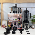 4L 8 &uuml;hes K&ouml;&ouml;giseadmed Kaubanduslik Blender Smoothie Mahlapress Toiduvalmistaja Tugev Blender 3 &uuml;hes black