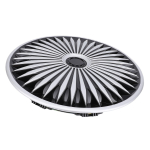 4 tk 16-tollised rattakatted Asendus Snap Fit R16 ABS-katted gray