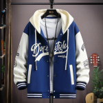Trendikas hip-hop kapuutsiga pesapallivorm Unisex kerge spordir&otilde;ivaste jakk Meeste pommijoped S&uuml;gismantel kiri tr&uuml;kitud 7XL white