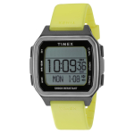 TIMEX Command Urban Kell, Kollase Aktsendiga Disain, Spordikarp, 38x42mm, Igap&auml;evaseks Kandmiseks, Mudel TW5M28900 gray