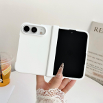 iPhone Ultra 18 Fold jaoks Luksuslik Dopamiini Nahatunnetusega Matt &Uuml;mbris Hinge Kaitsega P&otilde;rutuskindel &Otilde;huke Eesmine Tagumine K&otilde;va Kate Funda iPhone Ultra