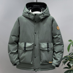 Suured suurused 5XL-12XL Mood Talvine Meeste Mantel Kapuutsiga Veekindel Vabaaja Lai L&otilde;ige Paks Soe &Uuml;lem&otilde;&otilde;duline &Uuml;ler&otilde;ivas Meeste Jakid 7XL gray