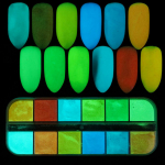 Tumedas s&auml;rav k&uuml;&uuml;nte s&auml;rapuuder DIY manik&uuml;&uuml;ri n&auml;pun&auml;ited helendav pigment kaunistus