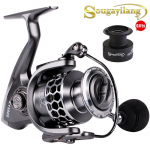 P&uuml;&uuml;girullid 13+1BB Kerge kaaluga &uuml;lisile metallist alumiiniumist spinningurull vaba pooliga 3000