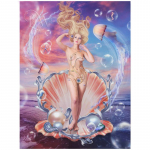 Teemantmaal ristpistes Aphrodite kreeka jumalanna mosaiik 5D n&auml;put&ouml;&ouml; teemanttikandid 20X30CM