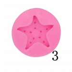 DIY Ocean Series Pearl Starfish mudel silikoonvorm 4 Marine Bio Fondant koogi kaunistusvorm Style 3 roosa