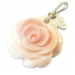 Les Tr&eacute;sors De Lily [P2536] - Pendentif Argent 'Rosa Romantica' rose Heleroosa