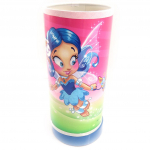 Les Tr&eacute;sors De Lily [K7846] - Lampe cylindre 'Fairy Dreams' rose bleu mitmev&auml;rviline