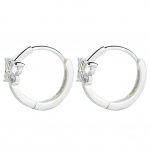 Puntos naiste Vogue'i ehete kingitus kivist inkrusteeritud liblikaga Huggie k&otilde;rvar&otilde;ngaste pidu h&otilde;be