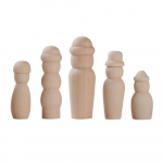 5 tk L&otilde;petamata puidust pulknukud Pere m&auml;nguasjad Kunst DIY K&auml;sit&ouml;&ouml; Materjalitarbed Lastele M&auml;nguasjad S&uuml;nnip&auml;evakingitused 5pcs a set