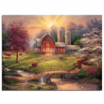 Teemantmosaiik 5D DIY teemantmaal, maastik t&auml;isringi teemanttikandid 20X30CM