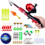 &Otilde;ngeritv Combo spinning teleskoopne &otilde;ngerullide komplekt &otilde;ngede lantidega konksud &Otilde;ngekoti tarvikud fishing set