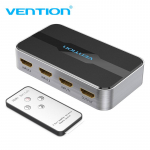 Vention HDMI Switch 3x1 HDMI Splitter 3 input 1 v&auml;ljund Adapter XBOX 360 PS4 Smart Android HDTV 4K 3 in 1 out HDMI Switcher jaoks 3 In 1 Out must