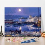 Numbrid &otilde;limaal DIY maal numbrite j&auml;rgi Digitaalne &otilde;limaal Kodukaunistus Kunst l&otilde;uend 40x50cm no frame