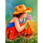 DIY teemantmaali komplekt T&uuml;drukule T&auml;isruudukujuline &uuml;mmargune puur Teemanttikandid Portree Teemantmosaiik Ristpistes Seinakunst Full Round 20X30CM