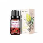 PHATOIL Strawberry Fruit eeterlikud &otilde;lid aroomiteraapia hajuti niisutaja DIY Fruit Parfume Spa kehahooldusmassaaži&otilde;li jaoks 10ML Strawberry+a box
