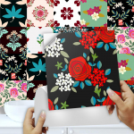 10 tk v&auml;rvilised lilled mustriga p&otilde;randaplaadid seinakleebis k&ouml;&ouml;gisahtel lauaarvuti kodukaunistused seinakleebised veekindlad eemaldatavad seinamaalingud FD15915389 10cmX10cmX10pcs