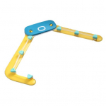 Plastikust kokkupandav stantsivaba valamu &auml;ravoolurest Libisemisvastane konksuga &auml;ravooluv&otilde;rk kollane