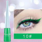 Super veekindel matt neoonv&auml;rviline silmapliiats, kauakestev meik Vedel silmalainer Blue Green Eyes Cosmetics Pen 10#