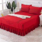 King-size/queen-size/kaheinimesevoodiga voodipesu Padjap&uuml;&uuml;r Kolmeosaline Paksu puuvillane magamistuba Magamistuba Lihtne voodipesu kvaliteetne twin3pc1.5m